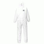 PORTWEST ST30 COMBINAISON BIZTEX® SMS TYPE 5/6 (PK50) BLANC - TAILLE XXL - STANDARD