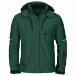 PROJOB 3412 SOFTSHELL PRIO FEMME A CAPUCHE VERT FORÊT - TAILLE M