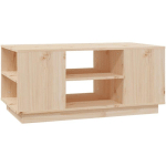 TABLE BASSE 90X49X40,5 CM BOIS MASSIF DE PIN