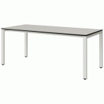 TABLE MALIBU 180X80 T5 SOUDÉ ST ANTIB BL SE W911/NO BLC 9016