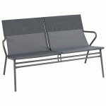 BANQUETTE 2 PLACES HORIZON STORM GREY - LAFUMA - LAFUMA MOBILIER
