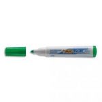 BIC MARQUEUR EFFAÇABLE À SEC POUR TABLEAUX BLANCS POINTE OGIVE ENCRE À BASE D'ALCOOL VERTE VELLEDA 1701