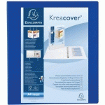 CLASS. PP PERSONNALISABLE KREACOVER 2 ANN. 40MM A4 MAX BLEU - EXACOMPTA