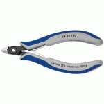 PINCE COUPANTE ÉLECTRO MINI-TÊTE 120MM - AVEC RESSORT -CBI-MATIÈRE - KNIPEX