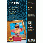 PAPIER PHOTO EPSON - BRILLANT - JET D'ENCRE - 102X152 MM - PAQUET DE 50 FEUILLES