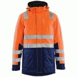 PARKA HAUTE-VISIBILITÉ ORANGE FLUORESCENT/MARINE TAILLE XL - BLAKLADER