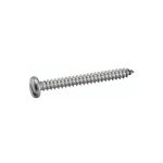 VIS À TOLE TÊTE CYLINDRIQUE LARGE FENDUE - INOX A2 4,8X16 MM - BOÎTE DE 200