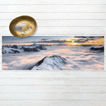 MICASIA - TAPIS EN VINYLE - VIEW OF CLOUDS AND MOUNTAINS - PANORAMA PAYSAGE DIMENSION HXL: 80CM X 240CM