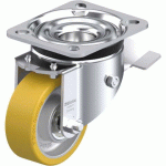 BLICKLE - ROULETTE PIVOTANTE À FREIN Ø 80MM BANDAGE POLYURÉTHANE PU 200KG - LK-ALTH 80K-ST