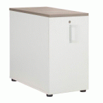 CAISSON HAUTEUR BUREAU TOWER ECLA CHÊNE GRIS