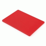 PLANCHE À DÉCOUPER ROUGE HYGIPLAS - 229 X 305 X 12 MM