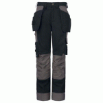 PROJOB 5522 PANTALON COTON CORDURA FEMME NOIR - TAILLE 36