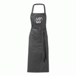 TABLIER CHEF PUBLICITAIRE ANTHRACITE - MARQUAGE MULTICOLORE