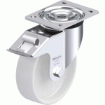 BLICKLE - ROULETTE PIVOTANTE À FREIN Ø 160MM BANDAGE POLYAMIDE PA 6.6 400KG - L-PO 160G-FI
