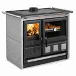 CUISINIÈRE À BOIS 10,5 KW REVÊTEMENT EN PIERRE NATURELLE - ROSA XXL.16 PETRA LA NORDICA EXTRAFLAME