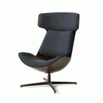 FAUTEUIL LOUNGE CLEO BRONZE - GRIS FONCÉ