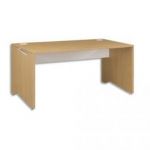 GAUTIER BUREAU DROIT PIED METAL VIKTOR ORME BLOND - DIMENSIONS : L120 X H74 X P80 CM