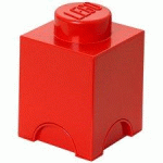 LOT DE 2 - BRIQUE DE RANGEMENT STORAGE BRICK 1, 1,2 LITRE, ROUGE