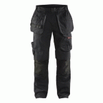 PANTALON DE TRAVAIL SERVICES STRETCH AVEC POCHES FLOTTANTES TAILLE 56 - BLAKLADER