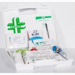 TROUSSE DE SECOURS BTP - CHANTIER POUR  4/6 PERSONNES EN COFFRET BLANC