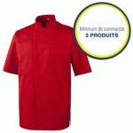 VESTE DE CUISINE HOMME ROUGE MIKASI T.M