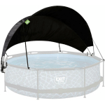 VOILE D'OMBRAGE PISCINE EXIT Ø300CM - UNIVERSEL - NOIR