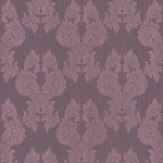 PAPIER PEINT BAROQUE TAPISSERIE BAROQUE PAPIER PEINT INTISSÉ VIOLET - 10,05 X 0,53 M - BRICOFLOR