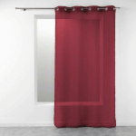 RIDEAU VOILAGE ÉTAMINE TELMA 140X240CM BORDEAUX