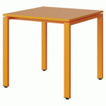 TABLE MALIBU 80X80 T6 SOUDÉ STR ABS ORAN U340/ORAN 1028