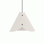 ALMUT VON WILDHEIM ALMUT 0314 SUSPENSION CONIQUE 1 LAMPE, BLANC LAINE