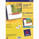 BOÎTE DE 50 ÉTIQUETTES LASER MONOCHROME POUR CD ET DVD L7676-25