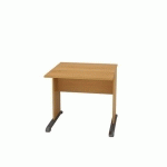 BUREAU DROIT PIÉTEMENT L 80CM NOIR MONTRÉAL 2
