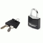 CADENAS À CLÉ EN ALUMINIUM - NOIR - MASTER LOCK