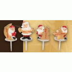 DÉCORATION DE BÀ»CHES PÂTISSIÈRES PÈRE NOËL BANDEROLE NOËL