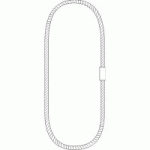 ELINGUE DE LEVAGE CÂBLE ACIER SANS FIN DOUBLE MANCHON MAX 4T