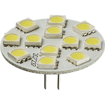 LECLUBLED - AMPOULE LED G4 BACKPIN PLAT SMD 5050 2W 170LM (25W) 150° - BLANC CHAUD 3200K