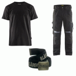 PACK PROMO PANTALON 1556 T46 AVEC T-SHIRT TXL ET CEINTURE - BLÅKLÄDER - PACK 1556 T46