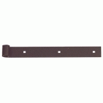 PENTURE DROITE EN ACIER NOIR CATAPHORÈSE - LONGUEUR 600 MM TORBEL