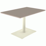 TABLE MANO 120X80 T6 STRA ALAISÉ CHÊNE H. CAPPUCC/BEIGE 1013 - MOBIDECOR