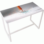 TABLE RÉUNION HAUTE 6 PERS. PLT CRAYON PAPIER-MANUTAN EXPERT