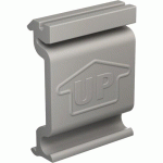 CLIPS POUR FIXATION DU BANDEAU SUR RAIL DE PORTE COULISSANTE - PAR 5 - POUR RAIL 10/80 MANTION