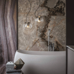 OLUCE THE GLOBE SUSPENSION, Ø 30 CM, NICKEL