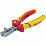 PINCE À DÉNUDER RÉGLABLE ISOLÉE 1000V BRANCHES BI-MATIÈRE - 160 MM MOB