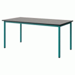 TABLE MALIBU 160X80 T5 4P STR ANTIB BÉT F186/NOIR BLEU 5018