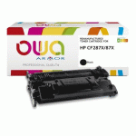 TONER REMANUFACTURÉ OWA - HAUTE CAPACITÉ - NOIR - POUR HP CF287X - TONER COMPATIBLE