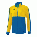 VESTE DE SURVÊTEMENT FEMME - ERIMA - SIX WINGS ROY/JAUNE
