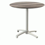 X CROSS TABLE DE BISTROT RONDE TROPICAL WOOD Ø70 CM - VEBA