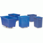 BAC MOBILE EN POLYÉTHYLÈNE - SÉRIE LÉGÈRE - CAPACITÉ 150 L - MANUTAN COLLECTIVITÉS