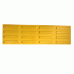 BANDE PODOTACTILE À PICOTS EN CAOUTCHOUC - 840 X 240 MM - JAUNE VISO