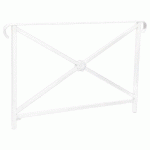 BARRIÈRE HÉRITAGE ROSACE 1.50 M DOUBLE CROSSE - BLANC 9010 - PROCITY